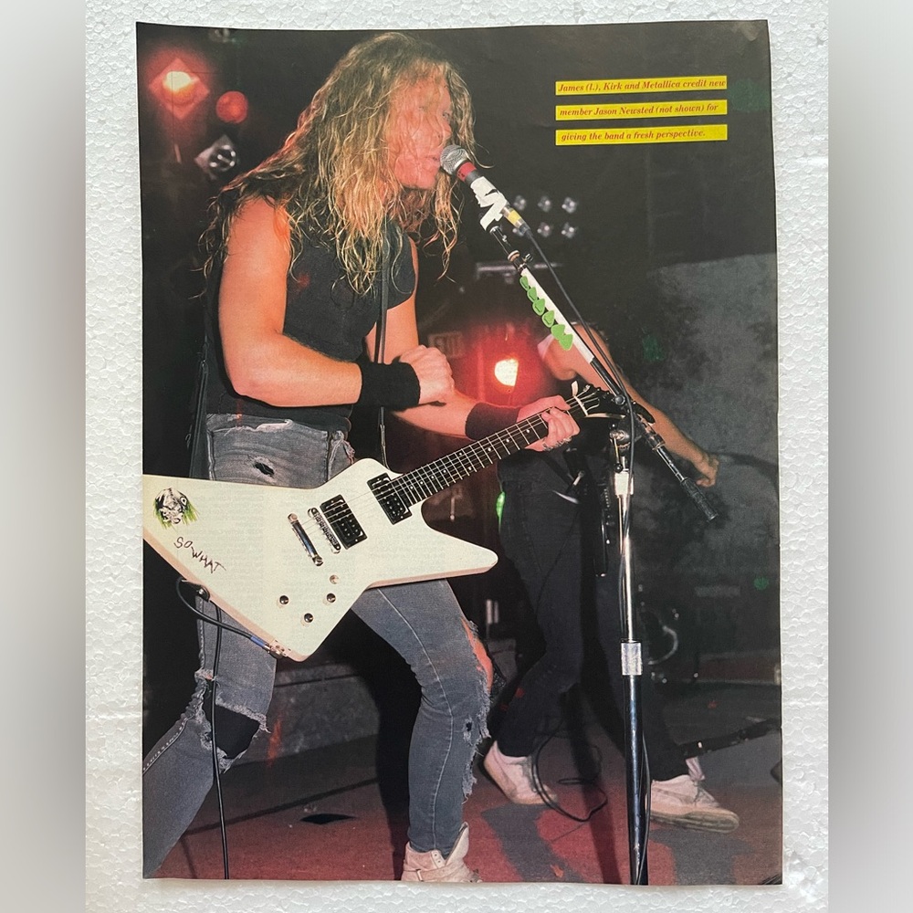 Metallica James Hetfield Pinup